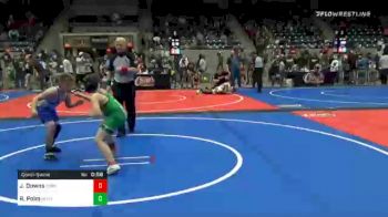 90 lbs Consolation - Jacob Downs, Derby Wrestling Club vs Ryan Polm, None