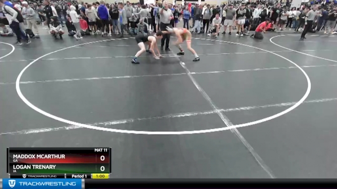 126 lbs Cons. Round 10 - Logan Trenary, IA vs Maddox Mcarthur, GA