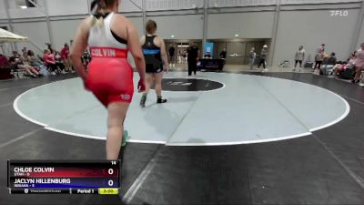 190 lbs Round 1 (6 Team) - Chloe Colvin, Utah vs Jaclyn Hillenburg, Indiana