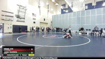 126 lbs Cons. Round 1 - Aiden Valencia, Selah vs Israel Cox, Ellensburg