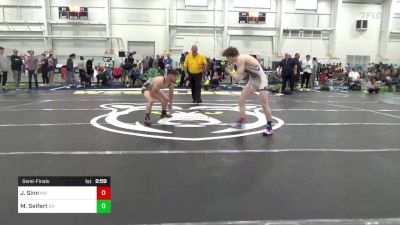 O-145 lbs Semifinal - Jacob Sinn, MO vs Matt Seifert, OH