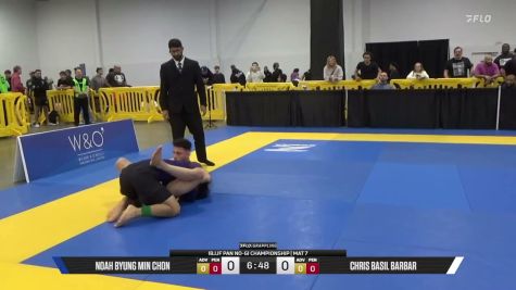Chris Basil Barbar vs Noah Byung Min Chon 2026 Pan IBJJF Jiu-Jitsu No-Gi Championship