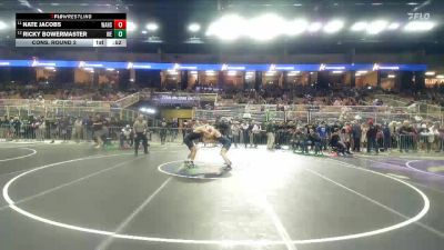 144 1A Cons. Round 2 - Nate Jacobs, Wakulla Hs vs Ricky Bowermaster, Weeki Wachee