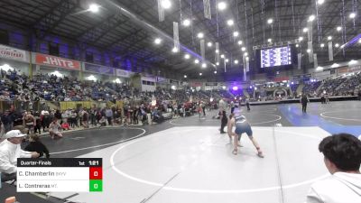 145 lbs Quarterfinal - Christian Chamberlin, Skyview vs Liam Contreras, Mt. Garfield Middle School