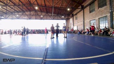 105-110 lbs Semifinal - Luke Jordan, Team Tulsa Wrestling Club vs Hannah Bryson, Honey Badgers Wrestling Club