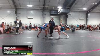 136 lbs Quarterfinal - Brody Lawson, Unattached vs Richard Alvarez, Bronco Elite WC