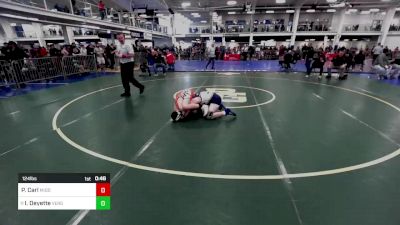 124 lbs Consi Of 16 #2 - Parker Carl, Middlebury VT vs Izaiha Deyette, Vergennes