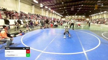 57 lbs Quarterfinal - Jace Kop, Montezuma Cortez WC vs Joshua Gustafson, New Mexico Outlaws