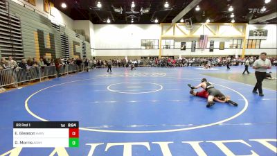 165B lbs Rr Rnd 1 - Evan Gleason, Harvard vs Dakota Morris, Army
