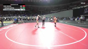 4A Boys 215 lbs Champ. Round 1 - Arthur Duryea, Astoria Boys vs Raul Macias, Ontario Boys