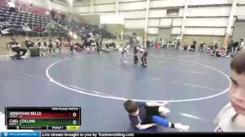 63 lbs Placement (16 Team) - Jonathan Sells, Stout vs Cael Collins, INWTC
