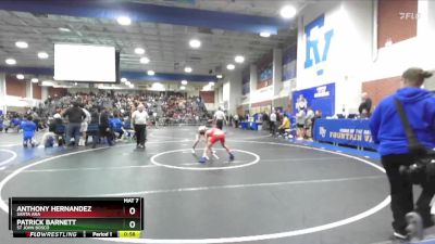 106 lbs Cons. Round 3 - Patrick Barnett, St John Bosco vs Anthony Hernandez, Santa Ana