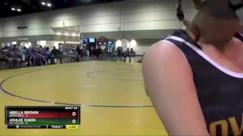 100 lbs Round 5 (8 Team) - Abella Brown, Queen Bees vs Ashlee Dakin, STL YELLOW