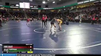 115 lbs Cons. Round 6 - Abby Blint, Mount Pleasant vs Ryley Hartman, Oelwein