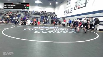 138 lbs Round Of 16 - Cale Spaulding, Hilldale vs Jose Huerta, Tulsa Webster