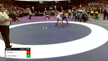 220-2A Cons. Round 3 - Malachi Deck, North Fork vs Omar Hernandez, Center