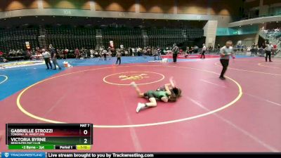 97-106 lbs Round 5 - Gabrielle Strozzi, Tonopah Jr. Wrestling vs Victoria Byrne, Deschutes Mat Club