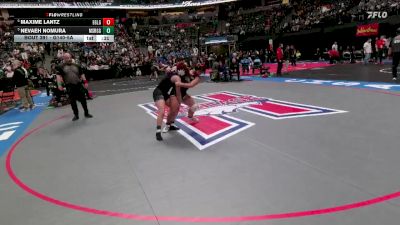 G140-5A 3rd Place Match - Nevaeh Nomura, Mesa Ridge Girls vs Maxime Lantz, Eaglecrest Girls