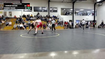 197 lbs Quarterfinal - Charles Baczek, Wabash vs Dominic Pagan, Baldwin Wallace