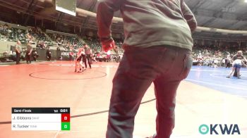 55 lbs Semifinal - Jaxon Gibbons, Skiatook Youth Wrestling vs Ricky Tucker, Tonkawa Takedown Club