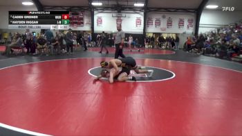 144 lbs Semifinal - Hayden Riggan, Louisa-Muscatine vs Caden Greiner, Washington