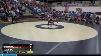 160 lbs Placement Matches (8 Team) - Collin Hall, Commerce Hs vs Josh Lange, Mt. Pisgah Christian School