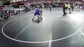 175 lbs Champ. Round 1 - Chevy Adams, Nebraska City Wrestling Club vs Thomas Wilson, Shelton Kids Wrestling