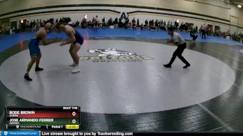 197 lbs Champ. Round 2 - Bode Brown, Albion vs Jose Armando Ferrer, Aurora