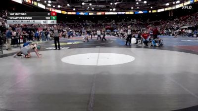 6A 132 lbs Cons. Round 2 - Jay Jeppsen, Centennial vs Wyatt Pearson, Timberline
