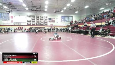 106 lbs Cons. Round 4 - Colton Gray, FH CENTRAL vs Max Layman, LAFAYETTE-Wildwood