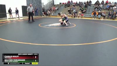 JV-8 lbs Round 2 - Jaden Ohrt, Clear Creek-Amana vs Parker Pagel, Urbandale