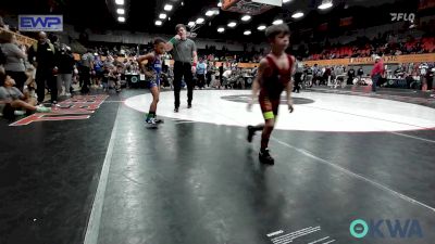 55 lbs Consolation - Xayden Phillips, Chickasha Youth Wrestling vs Kane Wall, Choctaw Ironman Youth Wrestling