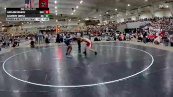 150 lbs Semis & 1st Wb (8 Team) - Zachery Little, Summit High School vs Harlen Hunley, Knoxville Halls High School