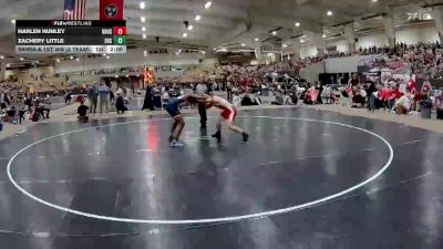 150 lbs Semis & 1st Wb (8 Team) - Zachery Little, Summit High School vs Harlen Hunley, Knoxville Halls High School