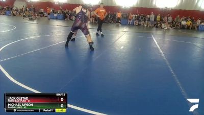 215 lbs Round 1 (4 Team) - JACK OLSTAD, Moorhead SPUDS vs Michael Upson, Random Lake