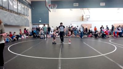 53 lbs Quarters - Dililah Maillard, Grizzly Wrestling Club vs Maddox Wells, Kimberly Bulldog Wrestling Club