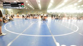 100 lbs Semifinal - Gavin Lovell, Mat Assassins Gray vs Eli Anderson, Untouchables