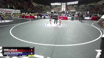 43 lbs Quarterfinal - David J. Villa Iii, Top Dog Wrestling Club vs Samuel Khachatryan, Dethrone Wrestling Club