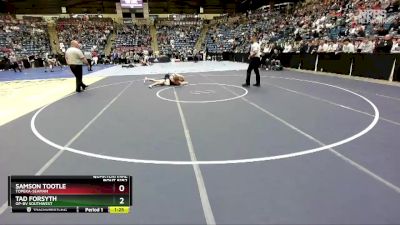 5A-165 lbs Quarterfinal - Tad Forsyth, OP-BV Southwest vs Samson Tootle, Topeka-Seaman