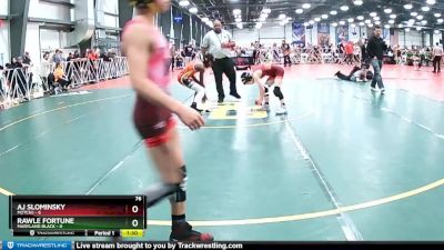 76 lbs Rd# 6- 9:00am Saturday Final Pool - Rawle Fortune, Maryland Black vs AJ Slominsky, M2TCNJ