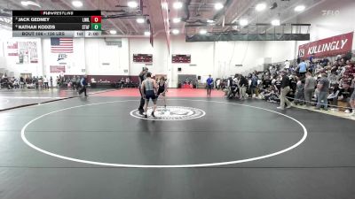 126 lbs Quarterfinal - Jack Gedney, Lewis Mills* vs Nathan Kodzis, Stafford