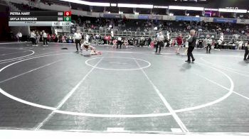 98 lbs Final - Petra Hart, Fighting Turtles WC vs Jayla Swanson, Siouxland Wr Ac