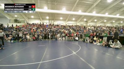 138B lbs Champ. Rd Of 16 - Broderick McFadden, Davis vs Christian Hernandez, Syracuse