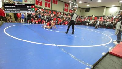 155 lbs Round Of 32 - Annix Smith, Kiefer High School vs Bosstyn Birdtail, Dewar HS Boys