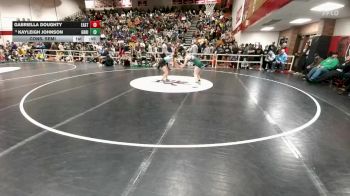 110 lbs Cons. Semi - Gabriella Doughty, Cheyenne East vs Kayleigh Johnson, Green River
