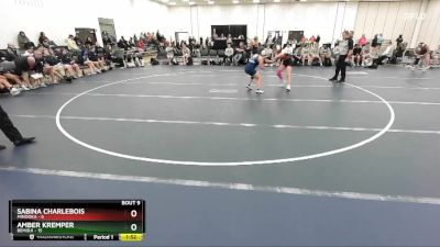 124 lbs Round 3 (6 Team) - Sabina Charlebois, Minooka vs Amber Kremper, Bemidji