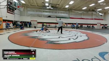 90-96 lbs Round 2 - Vaughn Johnson, Sheridan vs Evan Rusch, Lovell Middle School