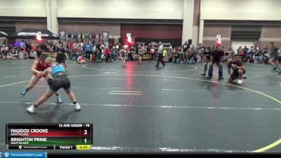 78 lbs Cons. Round 3 - Maddox Crooke, Unattached vs Brighton Prine, Unattached