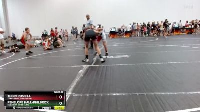 105/112 Round 5 - Tobin Russell, Texas Select Wrestling vs Penelope Hall-Philbrick, Soda City Wrestling