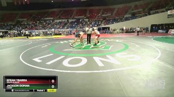 5A-215 lbs Champ. Round 1 - Jackson Doman, Canby vs Efran Ybarra, South Albany